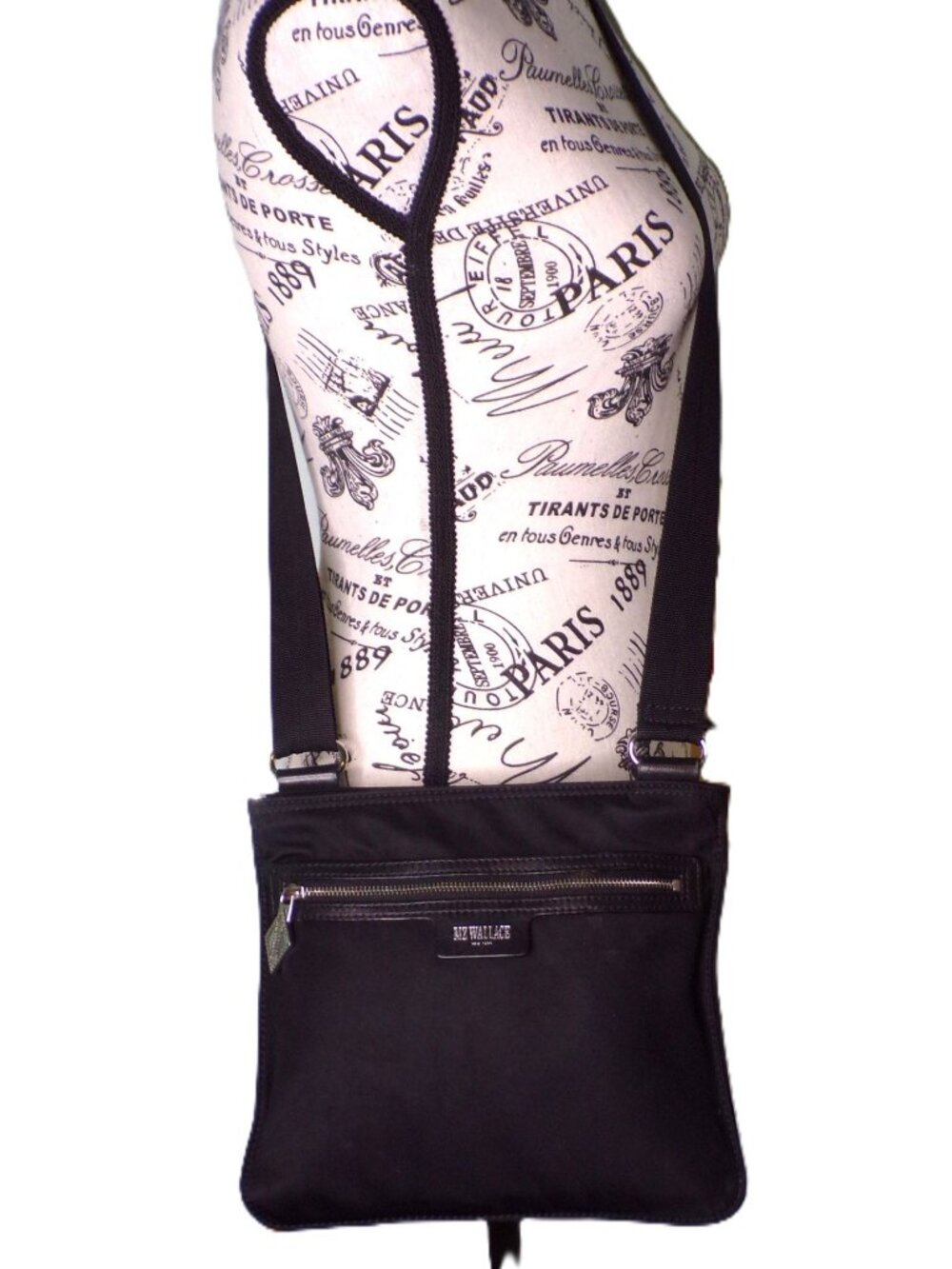 MZ WALLACE Small Nylon Crossbody Bag Black